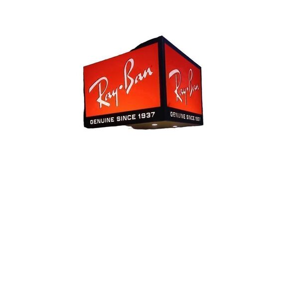 Ray Band tower topper display logo on on all sides. Frame steel fiberglass sign. - Picture 6 of 9